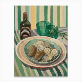 Abalone Italian Still Life Painting Canvas Print