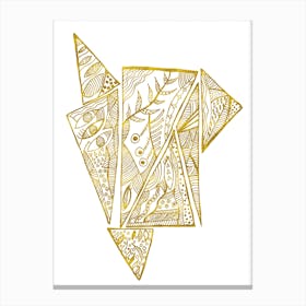 Gold Prism Canvas Print