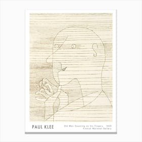 Paul Klee'S Portrait Canvas Print