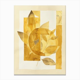 Golden Leaves 1 Canvas Print