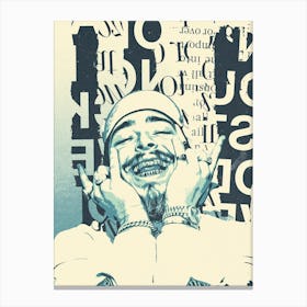 Post Malone Freestyle Canvas Print