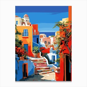 Greece Painting 5 Canvas Print