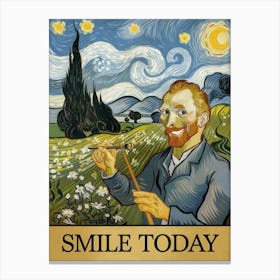 Smile Today Canvas Print