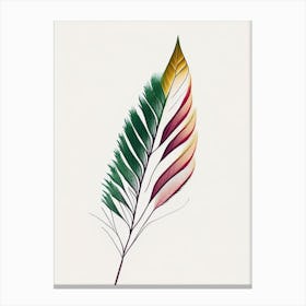 Cypress Leaf Abstract 2 Canvas Print