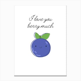 Love Berry Canvas Print