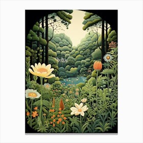 Callway Gardens Usa Henri Rousseau Style 3 Canvas Print