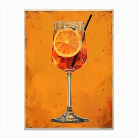 Aperol Spritz Art Print 380 Canvas Print