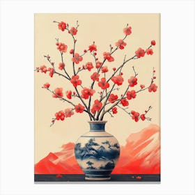 Chinese Cherry Blossoms Canvas Print