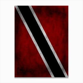 Trinidad And Tobago Flag Texture Canvas Print