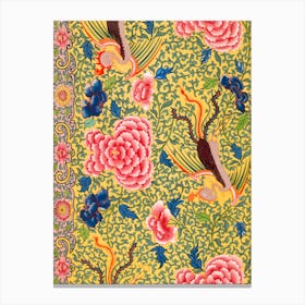 Chinese Floral Painting Canvas Print