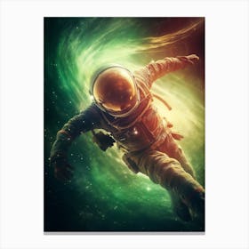 Spaceman In Space Canvas Print