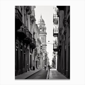 Trapani, Italy, Black And White Photography 4 Canvas Print