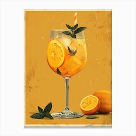 Aperol Spritz Art Print 383 Canvas Print