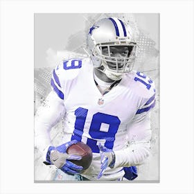 Amari Cooper Dallas Cowboys Canvas Print