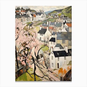 Lynton And Lynmouth (Devon) Painting 3 Canvas Print