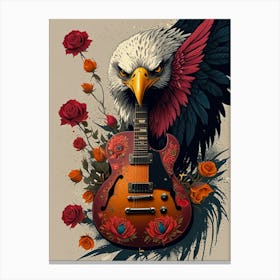 Eagle Guitar Canvas Print