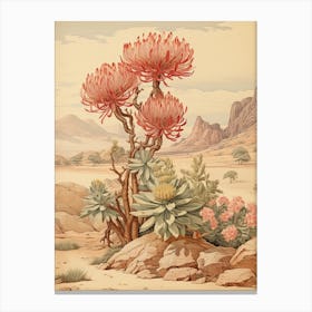 Japanese Spurge Victorian Style 3 Canvas Print