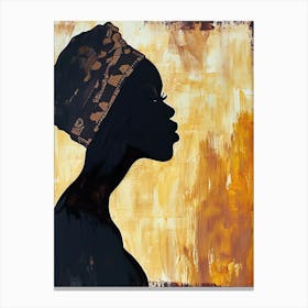 African Boho Art; The Woman Folk Song Canvas Print