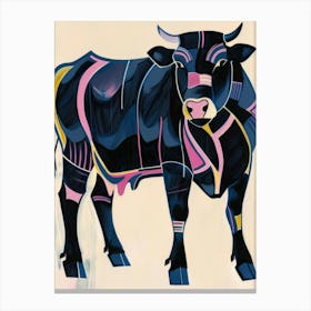Bull Illustration 1 Canvas Print