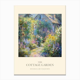Nature Cottage Garden Poster 4 Canvas Print