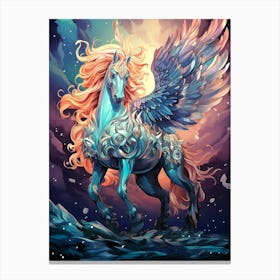 Unicorn With Wings 1 Canvas Print