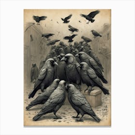 Crows 1 Canvas Print