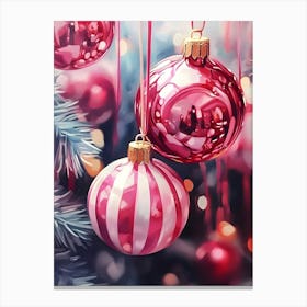 Christmas Ornaments 6 Canvas Print