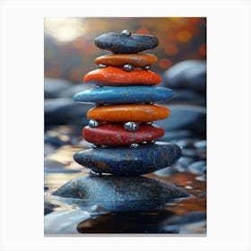 Zen Stones 8 Canvas Print