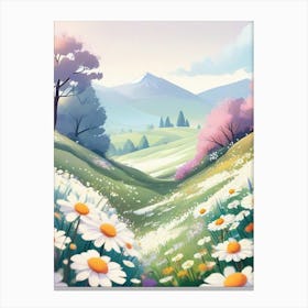 Daisy Field 2 Canvas Print