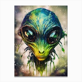 Alien Head Canvas Print