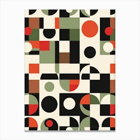 Abstract Geometric Pattern 6 Canvas Print