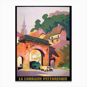 Pitoresque Lorraine, France Canvas Print