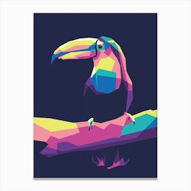 Animals Wpap Canvas Print