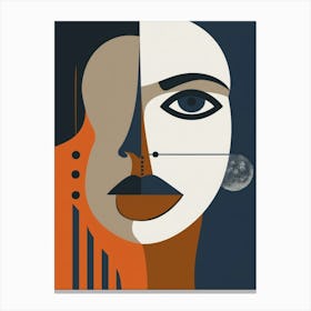 Woman'S Face 125 Canvas Print