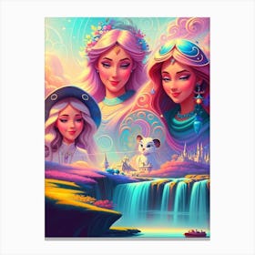 Fantasy Princesses Canvas Print