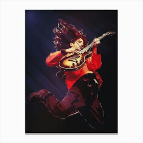 Superstars Of Chris Cornell Live Jump Canvas Print