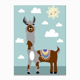 Kids Alpaca IIII Canvas Print