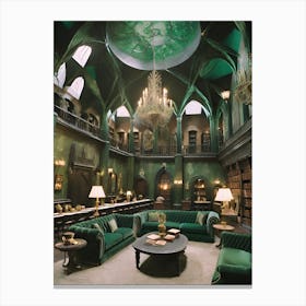 Harry Potter Library Canvas Print