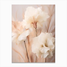 Boho Dried Flowers Gladiolus 3 Canvas Print