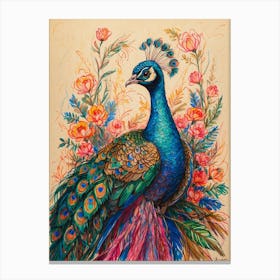 Peacock 9 Canvas Print