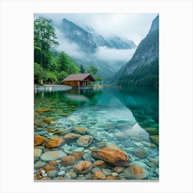 Lake In The Mountains 14 Canvas Print