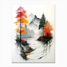 Autumn Trees 5 Canvas Print