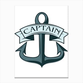 Nautical ships Captain Canvas Print