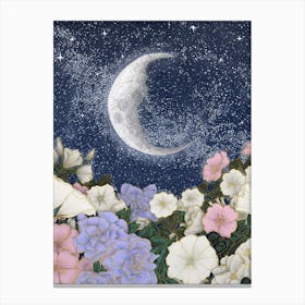 Moonlit Garden Canvas Print