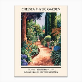 Chelsea Physic Garden London Parks Garden 1 Canvas Print