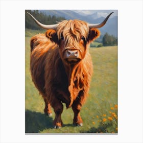 Highland Cow 29 Canvas Print