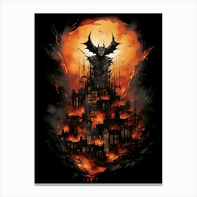 Batman Arkham City 3 Canvas Print