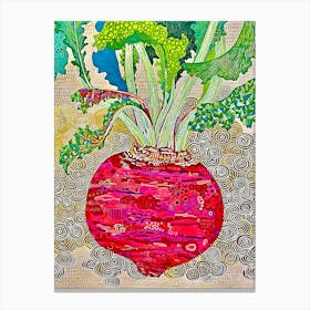 Beet Painting Canvas Print