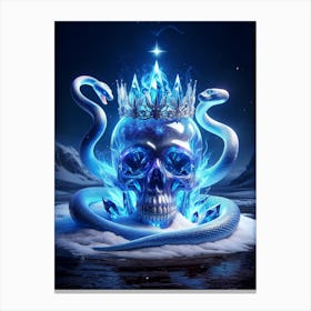 Luxury Skull Enigma 5 Canvas Print