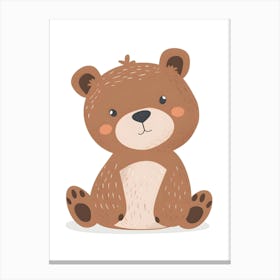 Cute Teddy Bear Canvas Print